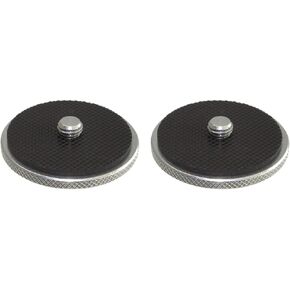 2 Pack Rock Steady Jumbo SS Stainless Steel 1/4" to 3/8" Bushing Adapter/Tripod 50mm Diameter Desmond