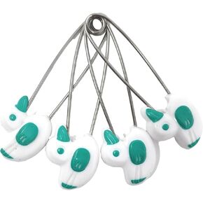 Rearz - Jumbo 3" Adult Duck Stainless Steel Locking Diaper Pins - 4 per Pack (White)