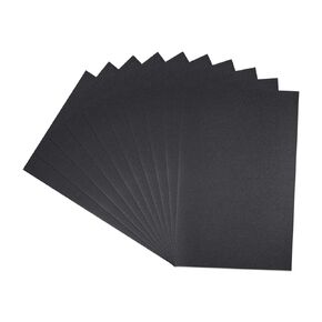 HARFINGTON 10pcs Sandpaper 80 Grit 18 x 12 Inch Waterproof Backing Silicon Carbide Abrasive Wet Dry Sanding Sheets for Wood Finishing, Metal Sanding, Automotive Polishing