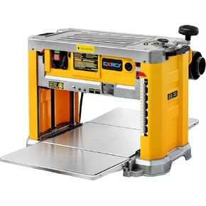 Benchtop Planer, Three-Solid Steel Blade Benchtop Thickness Planer, 20,000 RPM, 15-Amp, Corded, Dust removal system (without support)
