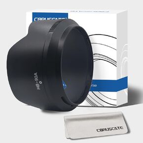 46mm camera lens Hood,HB-N40 lens Hood Compatible for NIKKOR Z DX 16-50mm f/3.5-6.3 VR Lens,or Z50 Zfc Camera+1pcs Lens cleaning cloth in Kuwait