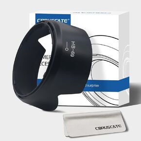 46mm camera lens Hood,HB-N40 lens Hood Compatible for NIKKOR Z DX 16-50mm f/3.5-6.3 VR Lens,or Z50 Zfc Camera+1pcs Lens cleaning cloth