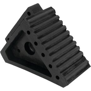 Performance Tool W41001 All Weather, Oil Resistant Solid Rubber Wheel Chock, Black