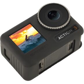 Silicone Case for Osmo Action 3 / Osmo Action 4 (Black)