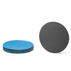 Glass Polish 5 inch (125mm) 600 Grit Pack of 10 Silicon Carbide Sanding Disc - Wet and Dry Abrasive Discs - P600