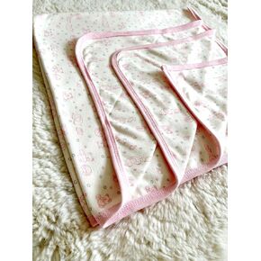 Muslin Baby Blanket 31x35 inches, Extra Soft Cotton Baby Blanket, Reversible Blanket for Toddlers, Breathable and Warm for Boys and Girls Baby Blanket (Blue)