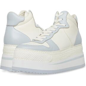 Steve Madden Womens Brodie Leather Lifestyle High-Top Sneakers