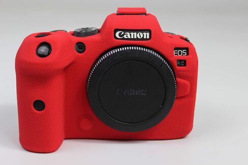Silicone Gel Camera Case Compatible with Canon EOS R6 Black in Saudi Arabia