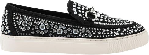 Corkys Footwear Nail Biter Slip-On Sneakers with Cushioned Insoles, Rhinestone Embellishments, Chic Chain Detail, Distressed Soles – Trendy and Comfortable in Kuwait