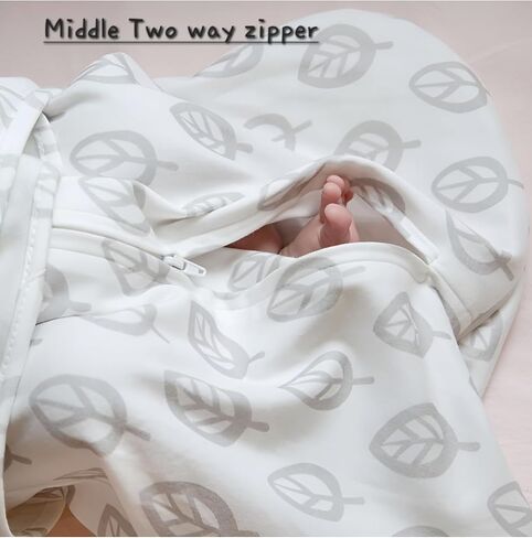 Little Lamsal's Newborn Sleep Sack Baby Swaddle, Swaddle me 3-Way Adjustable Wearable Blanket,100% Cotton Swaddling Wrap, Cocoon Sack Swaddler for Infant Boys & Girls, 0-3 Months, 6-12 lbs, 1-1.5 Tog in Saudi Arabia