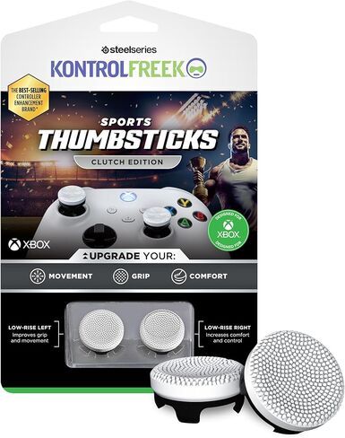 KontrolFreek Precision Sports Performance Thumbsticks for Xbox Series X (XBX) and Xbox One (XB1) Controller | Soccer Edition | Low-Rise, Concave | Green in Kuwait