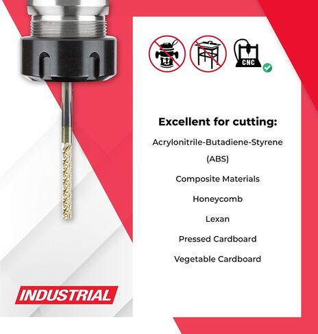 أداة Amana - 46306 CNC من الكربيد الصلب المطلي ZRN على شكل قرص العسل 1/4 قطر × 1-1/4 × in Saudi Arabia