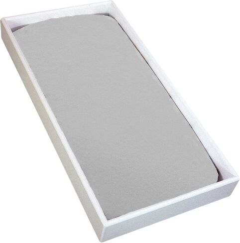 Kushies Changing Pad Cover for 1" pad, 100% Breathable Cotton, Made in Canada, Grey in Saudi Arabia