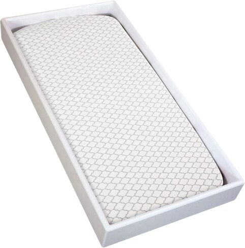 Kushies Changing Pad Cover for 1" pad, 100% Breathable Cotton, Made in Canada, Grey in Saudi Arabia
