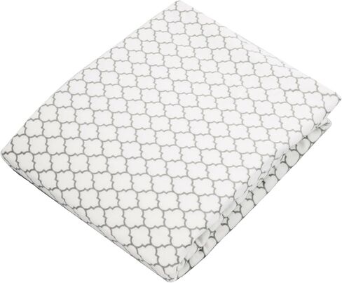 Kushies Changing Pad Cover for 1" pad, 100% Breathable Cotton, Made in Canada, Grey in Saudi Arabia