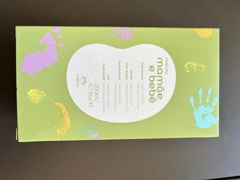 natura - Mamãe e Bebê Baby Fast Absorbing Moisturizer - 100% Vegan - Vegetable Oil & Cupuaçu Butter - 98.8% Natural Origin - All Skin Types - Cruelty Free - Baby Essentials - 6.7 fl oz (200ml) in Saudi Arabia