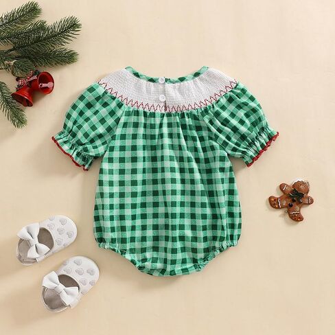 Ayalinggo الوليد طفلة الزي اليقطين المدخن الرضع منقوشة فقاعة رومبير التطريز هالوين الشكر الخريف الملابس in Kuwait