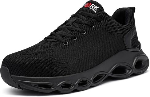 أحذية LARNMERN بمقدمة فولاذية للرجال والنساء، أحذية رياضية خفيفة الوزن ومريحة ومسامية، أحذية عمل غير قابلة للتدمير in Kuwait