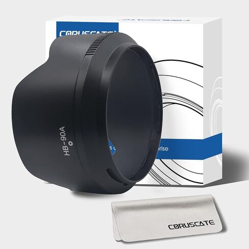 46mm camera lens Hood,HB-N40 lens Hood Compatible for NIKKOR Z DX 16-50mm f/3.5-6.3 VR Lens,or Z50 Zfc Camera+1pcs Lens cleaning cloth in Kuwait