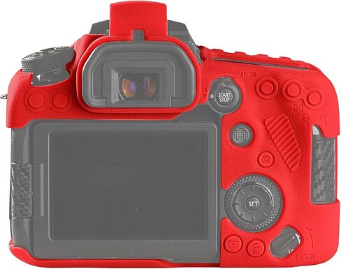 Easy Hood Case for Canon 90D Camera, Texture Surface, Anti-Scratch Slim Fit Soft Silicone Rubber Protective Cover Protector Skin for Canon EOS 90D DSLR Camera (Black) in Kuwait