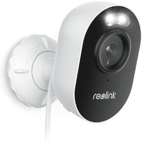 REOLINK Outdoor Security Camera with Spotlight, Lumus 1080P HD Plug-in WiFi Camera for Home, PIR Motion Detection, Two-Way Talk, Alarm, Waterproof, Micro SD Card Storage, Motion Only Alert