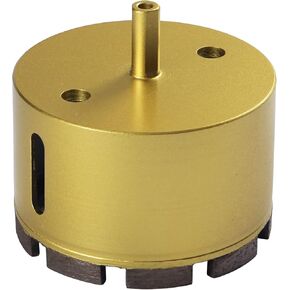 2 3/4 Diamond Hole Saw for Brick, Concrete Block, Masonry, Cinder Blocks, Stucco Drill Core Bit Heavy Duty 2-3/4 inch Standard Drill Shank Dry or Wet