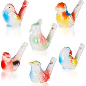 صفارات مياه للطيور من البورسلين وبصافرات ماء ملونة من السيراميك للطيور ألعاب لأعياد الميلاد للأطفال، هدية عيد الفصح in Kuwait