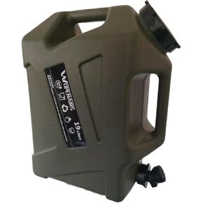 Water Container Water Jug with Spigot with (3.2-5) Gallons Portable No Leakage for Camping,Vehicle, Car, Hiking, Hurricane Supplies RV
