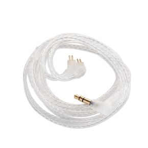 QOA Kinera Celest Jimo IEM Cable, 3.5mm Earphone Extension Cords, 4 Core High Purity Oxygen Free Copper Silver Plated HiFi IEM Cable for in Ear Monitor Headphone (0.78mm 2 pin)