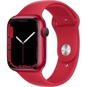 Apple Watch Series 7 (GPS + Cellular, 45mm) Green Aluminum Case with Clover Sport Band, Regular (Renewed)