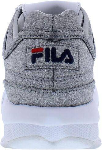 Fila Disruptor II Made in Italy Womens Shoes Size 6.5, Color: Metallic Silver/Metallic Silver/White in Saudi Arabia