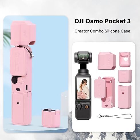 Protective Case for DJI Osmo Pocket 3 / Xtra Muse Camera, Soft Silicone Cover with Screen & Mic Protection, Anti-Scratch, Slim Fit Skin Accessories for Pocket 3/Xtra Muse (Reddish Brown) in Saudi Arabia