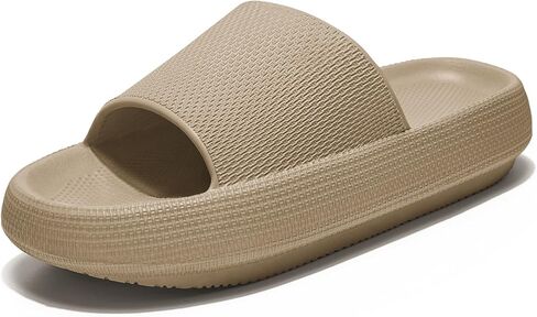 ATHMILE Cloud Slippers for Women Pillow Slides for Men Shower Shoes Thick Sole House Shoes for Bathroom Indoor Outdoor in Saudi Arabia
