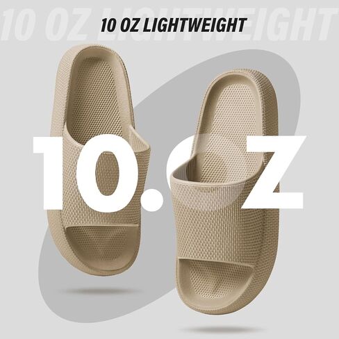 ATHMILE Cloud Slippers for Women Pillow Slides for Men Shower Shoes Thick Sole House Shoes for Bathroom Indoor Outdoor in Saudi Arabia