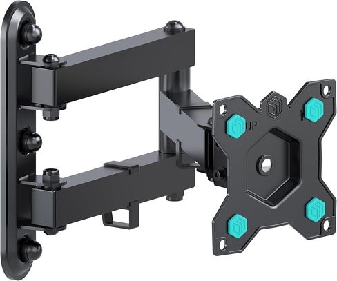 ONKRON TV Monitor Wall Mount - Monitor Mount for 10-35 Inch Screens up to 44.1 lbs - RV TV Mount 75x75 100x100 VESA Wall Mount - Fixed TV Wall Mount - Computer Monitor Wall Mount, Black in Saudi Arabia