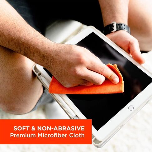 WHOOSH! Screen Cleaner Kit – Best for – Smartphones, iPads, Eyeglasses, e-Readers, LED, LCD & TVs (3.4 Oz W/2 Cloths) in Kuwait