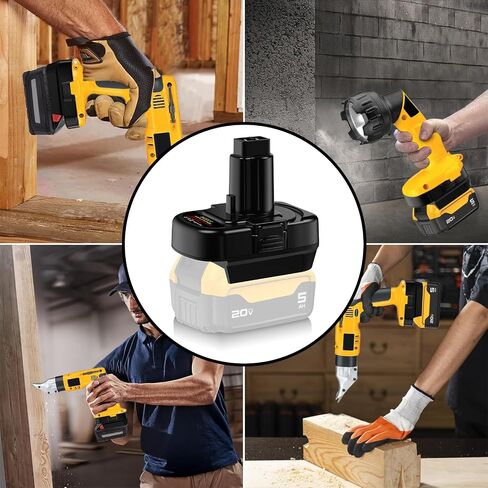 استخدام المحول لأدوات ماكيتا Ni-Cd Ni-Mh، لبطارية ليثيوم ماكيتا 18 فولت LXT BL1830 BL1850 BL1860 BL1840 تحويل إلى بطاريات ماكيتا 12 فولت 14.4 فولت Ni-Cd/Ni-Mh، طاقة لأداة الطاقة اللاسلكية Ni-CD in Kuwait