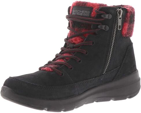 حذاء ثلج نسائي من Skechers Glacial Ultra-Timber، كحلي/طبيعي، 9 in Kuwait