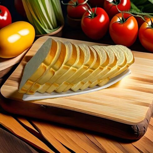 4PCS Simulation Food Artificial Vegetable Sandwich,Faux Vegetable Sandwich, Fake Food Bread Model Photography Prop for Home Kitchen Party Decoration, HC2411-S4 in Saudi Arabia