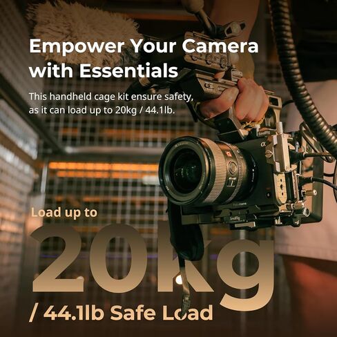SmallRig Handheld Cage Kit for Sony FX30 FX3 with XLR Handle Extension Rig, Wrist Strap and Clamp for HDMI Cable - 4184 in Saudi Arabia