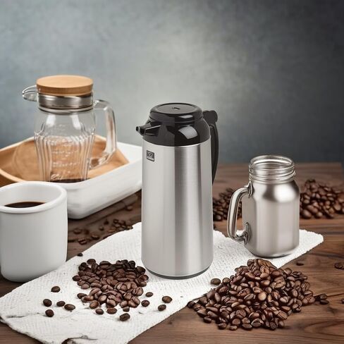 Zojirushi AFFB-10SAXA Premium Thermal Carafe, 1.0 Liter, Brushed Stainless Steel in Kuwait