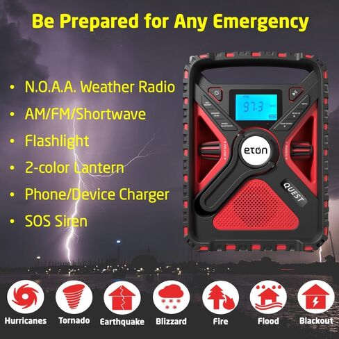 Eton, American Red Cross FRX3+ Emergency NOAA Weather Radio in Saudi Arabia