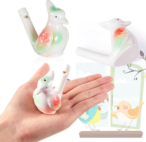 صفارات مياه للطيور من البورسلين وبصافرات ماء ملونة من السيراميك للطيور ألعاب لأعياد الميلاد للأطفال، هدية عيد الفصح in Kuwait