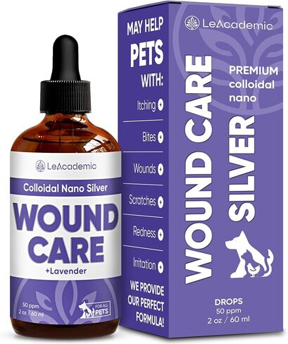 Dog Wound Spray | Cat and Dog Wound Care | Dog Itch Spray | Pet Wound Care + Lavender | Wound Care for Dogs | Cat Wound Care | Horse Wound Care | Wound Care for Cats | Chicken Wound Spray | 4 Oz in Saudi Arabia
