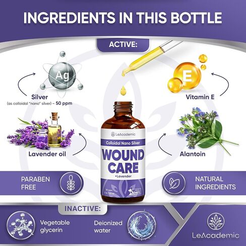 Dog Wound Spray | Cat and Dog Wound Care | Dog Itch Spray | Pet Wound Care + Lavender | Wound Care for Dogs | Cat Wound Care | Horse Wound Care | Wound Care for Cats | Chicken Wound Spray | 4 Oz in Saudi Arabia