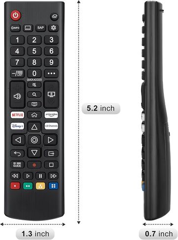 Replacement for Roku-TV-Remote-Control Compatible with TCL/Onn/Hisense/Philips/Westinghouse/Sharp/Insignia/Element/JVC Roku Smart TVs in Saudi Arabia