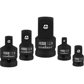 HORUSDY 9-Piece Extension Bar Set, 1/4", 3/8" and 1/2" Drive Socket Extensions