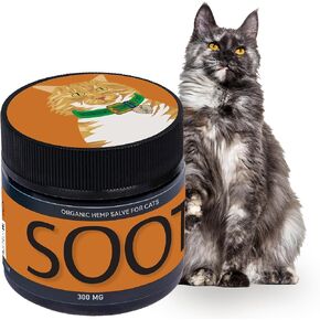 Soothe High-Potency Hemp Salve for Felines: Natural & Effective Cat Skin Allergy Relief | Provides Itch Relief for Cats Suffering from Hot Spots, Bug Bites, and Daily Irritants