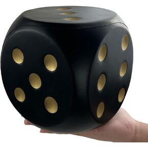Giant 5.9 Inches Kawaii Foam Dice: A Fun-Filled, Educational Toy for Game Nights and Learning Sessions (Lucky Red)