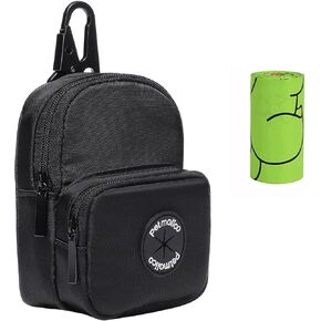 Petmolico Dog Poop Bag Holder Treat Pouch for Dog Leash, Dog Waste Bag Dispenser Treats Storage Holder Training Pouch with Clip, Green